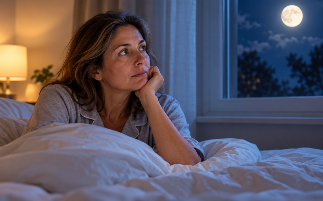 Woman resting in bed while considering the benefits of napping after 40
